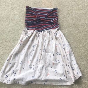 Adorable Ocean Drive strapless sundress, small